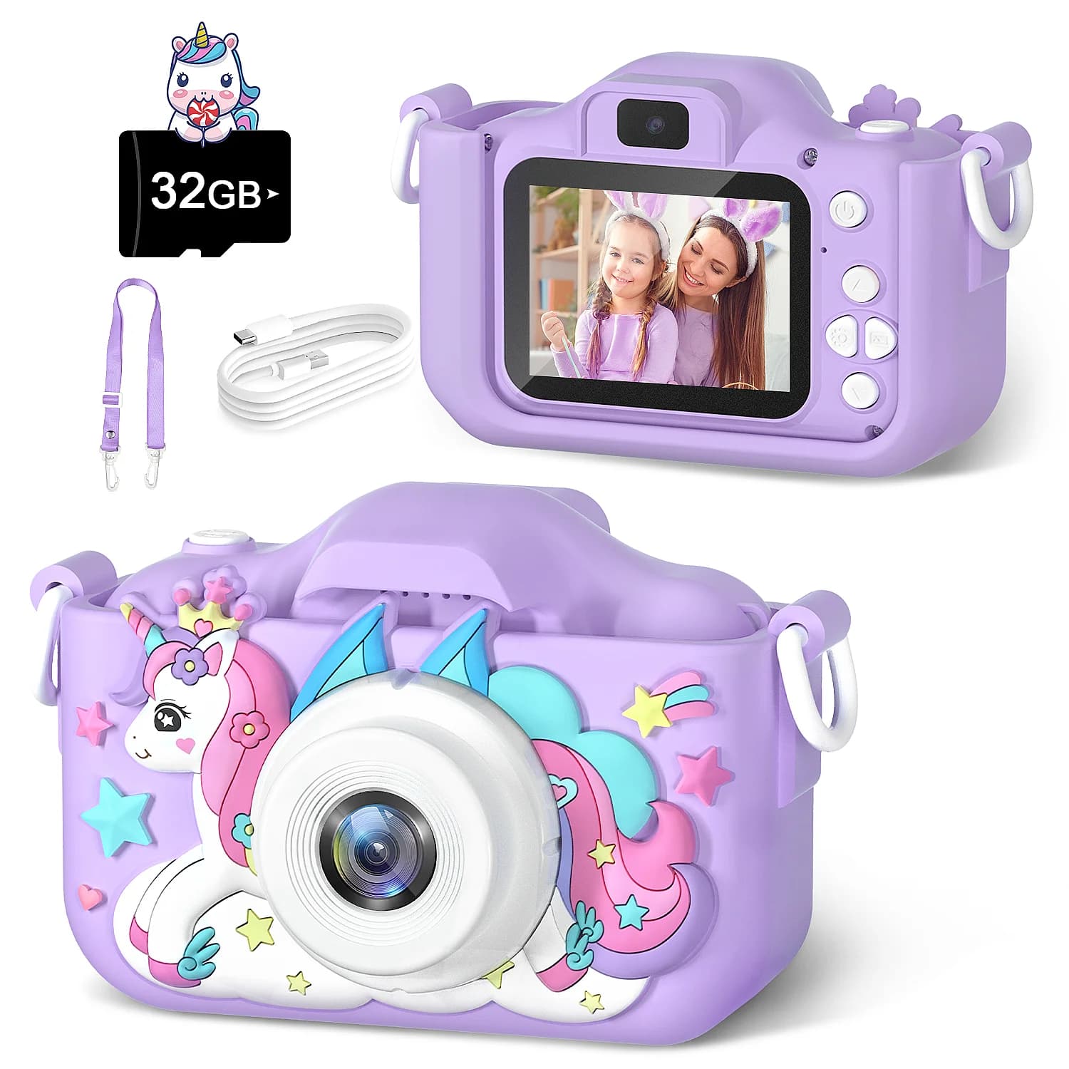appareil photo enfant licorne